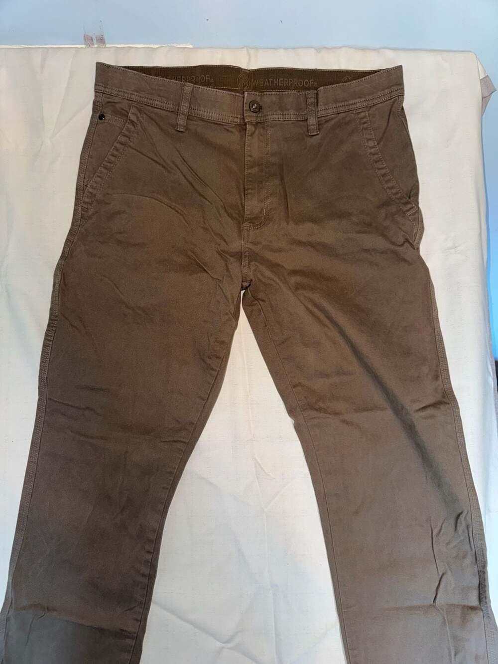 Weatherproof Vintage Brown Casual Chino Pants
